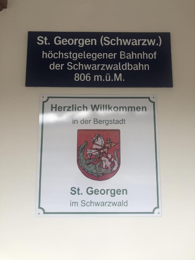Apartamento Schwarzwaldblick St. Georgen im Schwarzwald Exterior foto
